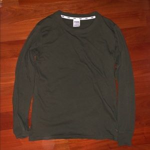 Dark green PINK brand XS long sleeve shirt